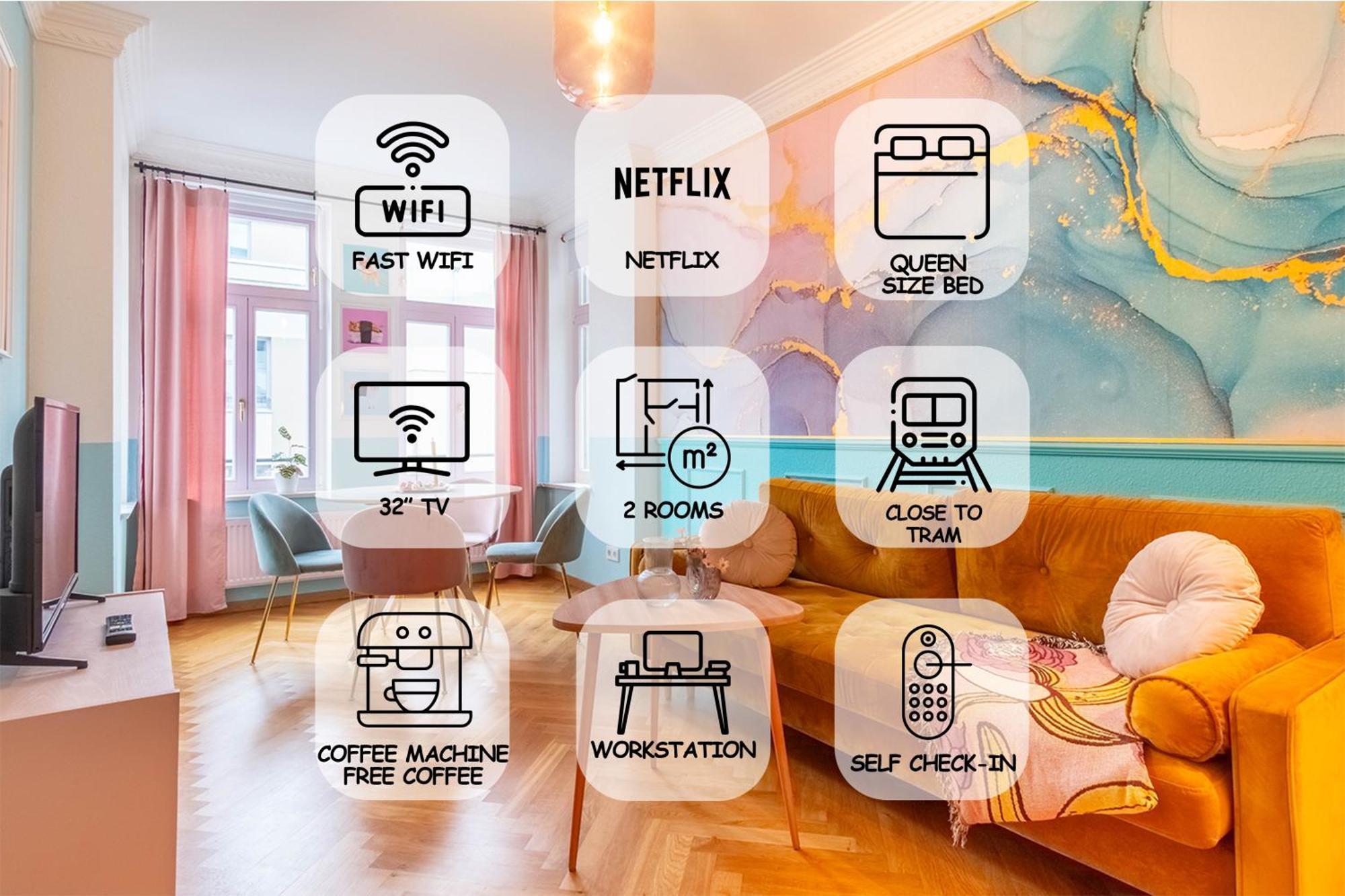 Colorful, Working Place, Netflix, Sight Seeing Leipzig Exterior foto